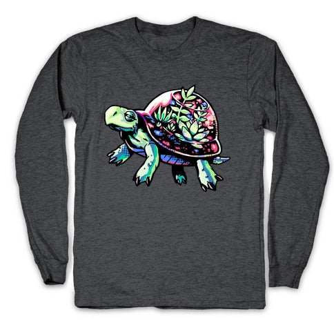 Turtle Succulent Terrarium Longsleeve Tee
